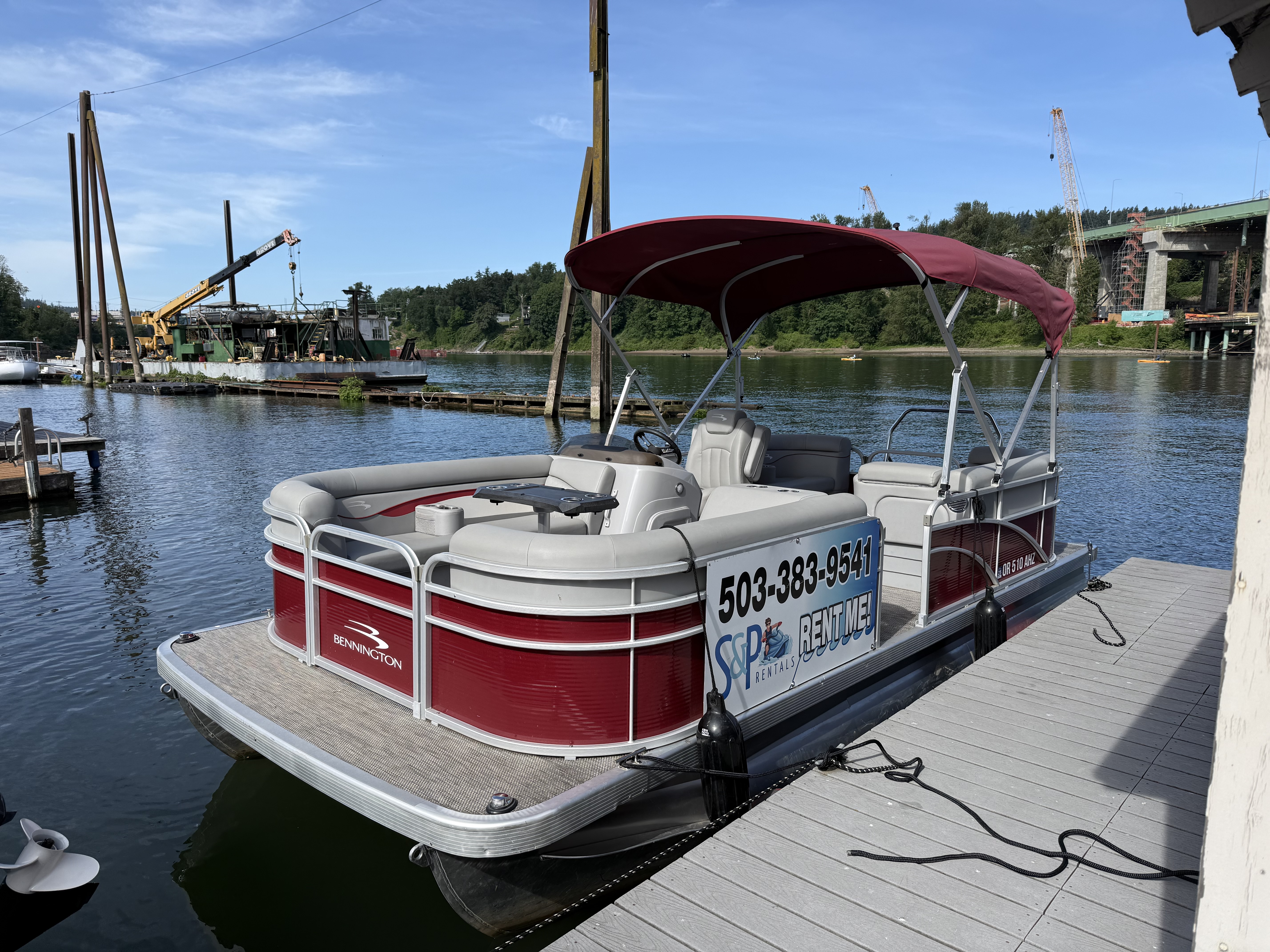 Sea-Doo GTI 130 SE jet ski on the Willamette River